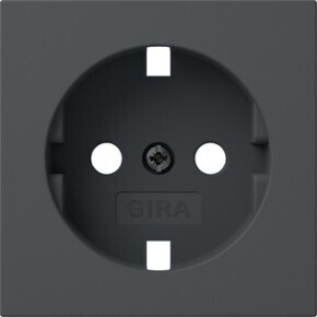 Bild von Gira, Steckdose, Abd. SCHUKO-Steckd. Anthrazit 492028