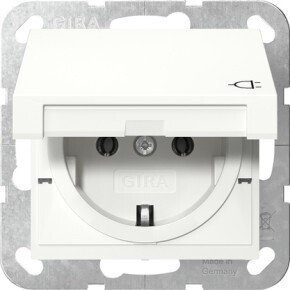 Bild von Gira 445427 Schutzkontakt-Steckdose KD System 55 Reinweiß matt