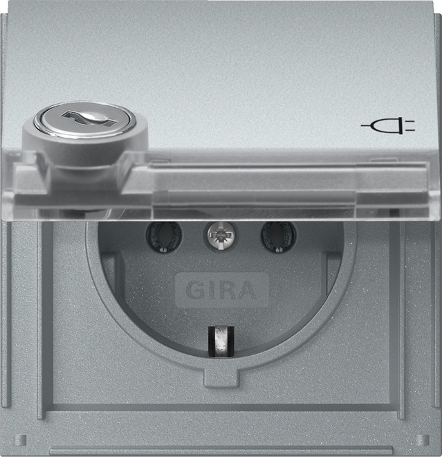 Bild von Gira, Steckdose, 446765 SCHUKO KD Schloss sortiert +