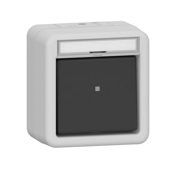 Bild von Gira Wipp-Kontroll AusWe BSF WG 311630 AP Grau, Taster + Schalter, Grau