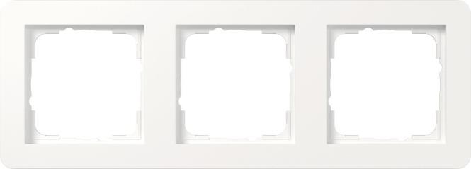 Bild von GIRA Abdeckrahmen 0213150 3f E1 Reinweiß glaenzend (0213150)