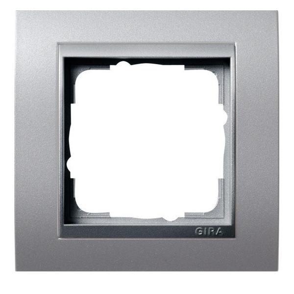 Bild von GIRA Abdeckrahmen GIRA Rahmen 1f alu Event Kst Thermopl f.UP-Installation 21136