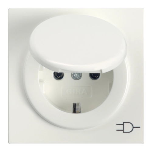 Bild von Gira Schuko-Steckdose rws m.Klappd., S-Color 045440