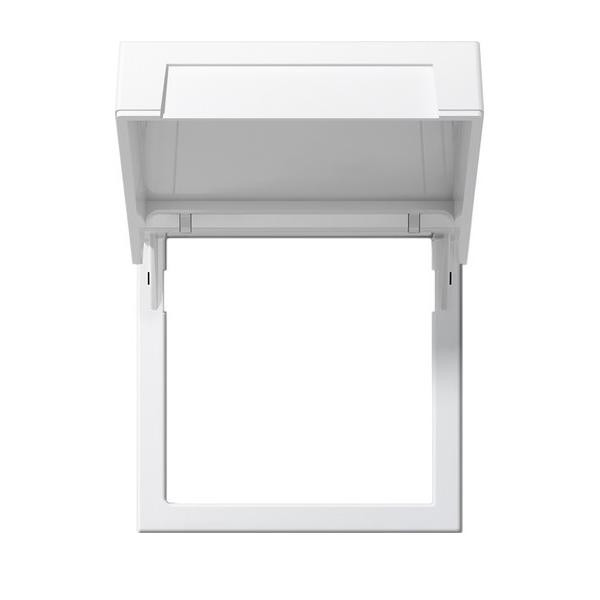 Bild von GIRA Montagerahmen 265827 Klappdeckel System 55 rw matt (265827)