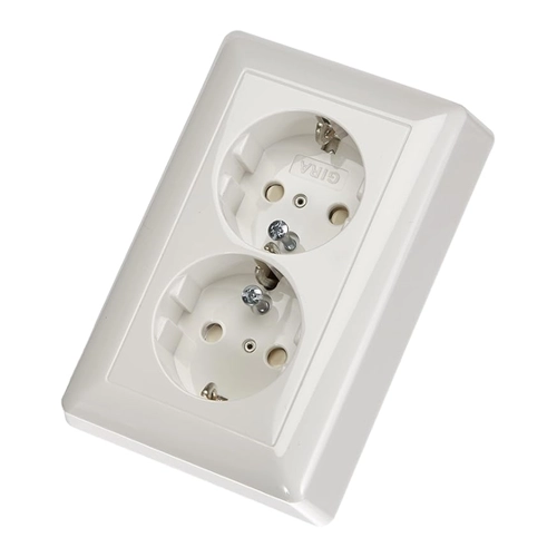 Bild von Gira Schuko-Doppelst.ds. rws-gl 078303