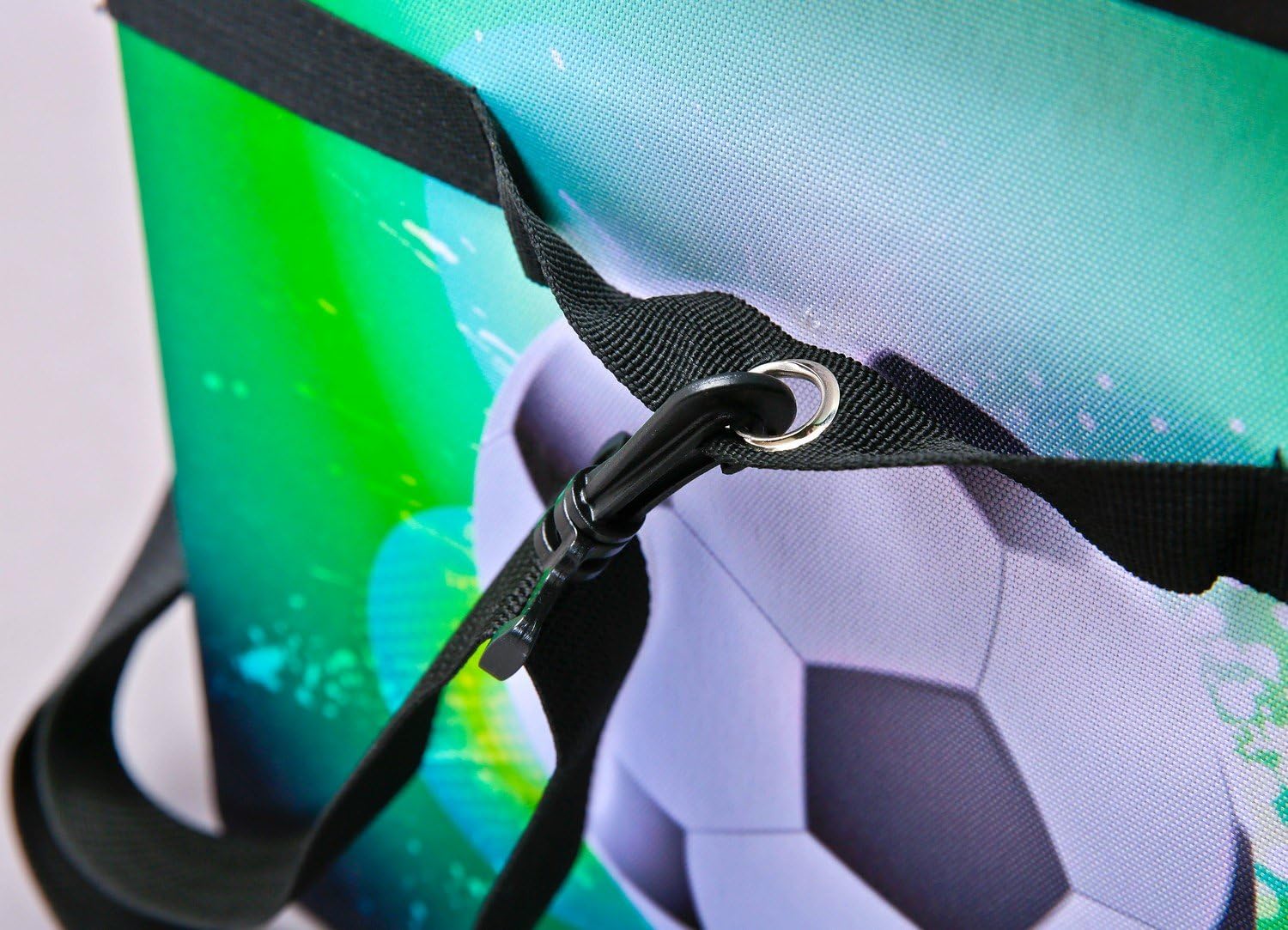 Bild von Faltkiste Fanbox  Fußball ¦ grün ¦ Kunststoff ¦ Maße (cm): B: 37 H: 36 T: 37 Aufbewahren & Ordnen > Aufbewahrungsboxen - Sconto