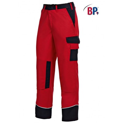 Bild von BP® - Arbeitshose 1609 559 rot/schwarz, Größe 52l