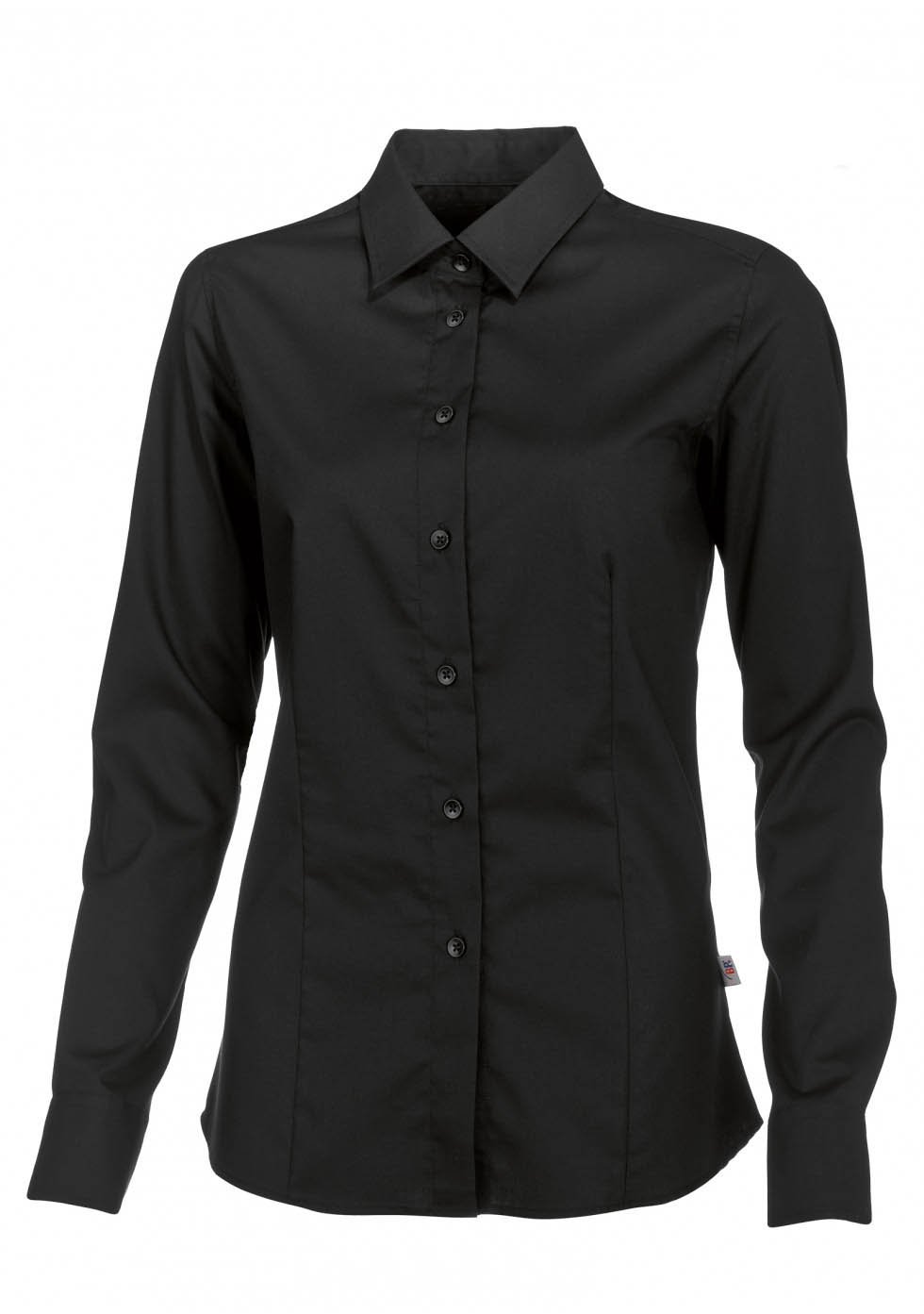 Bild von BP 1560-682-21-52 Bluse für Frauen, Lange Ärmel mit Manschetten, 125,00 g/m² Stoffmischung mit Stretch, weiß, 52