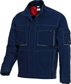 Bild von BP 1795-720-110-56/58n Arbeitsjacke, Stehkragen, verdeckter Frontreißverschluss, 305,00 g/m² Verstärkte Baumwolle, Nachtblau/Anthrazit, 56/58n
