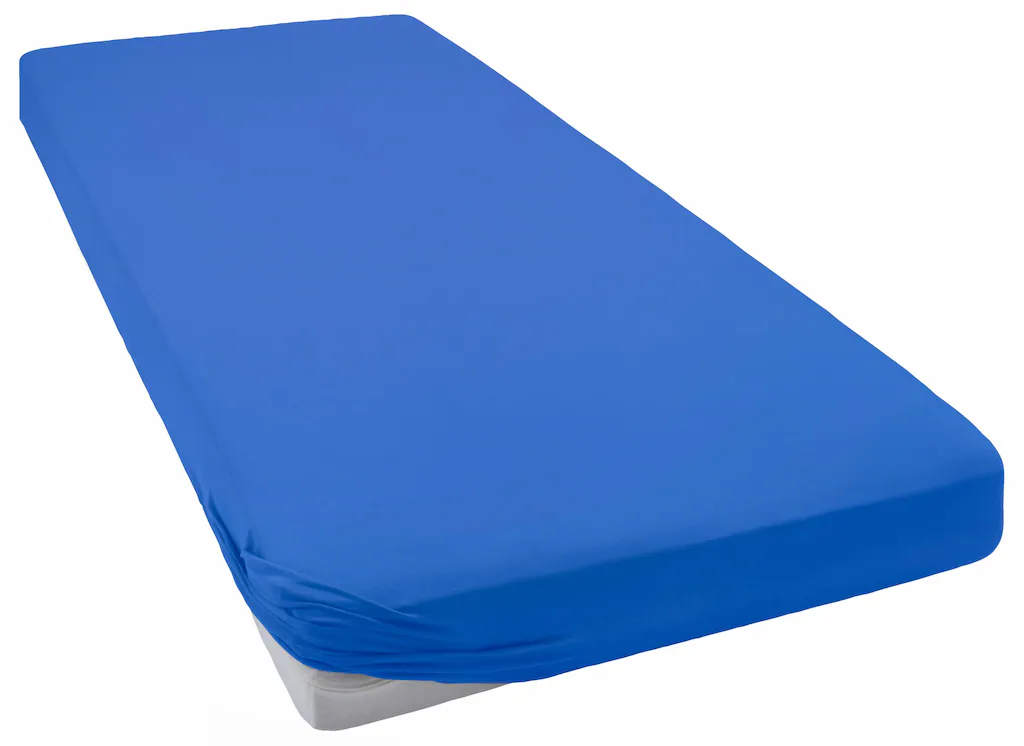 Bild von bellana Spannbettlaken Mako-Jersey exclusiv in Gr. 90x200, 140x200 oder 180x200 cm, Mako-Jersey, Gummizug: rundum, (1 Stück), aus Baumwolle, für Matratzen bis 25 cm Höhe, Bettlaken, Spannbetttuch