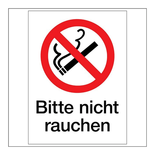 Bild von Wichelhaus Hinweisschild Rauchen verboten