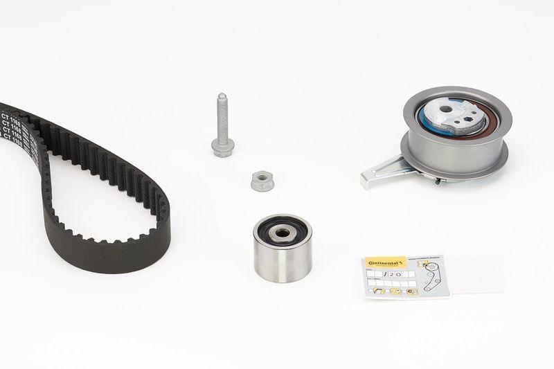 Bild von CONTITECH CT1168K2 Zahnriemensatz Zahnriemen Kit, Zahnriemenkit 145 SEAT: Ibiza 4 ST, Ibiza 4 Sportcoupe, SKODA: Rapid Hatchback, Fabia III Estate