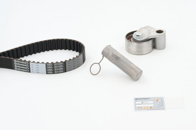 Bild von CONTITECH CT1089K2 Zahnriemensatz Zahnriemen Kit, Zahnriemenkit 97 mit Spanndämpfer, Spannrolle TOYOTA: Land Cruiser Prado 90