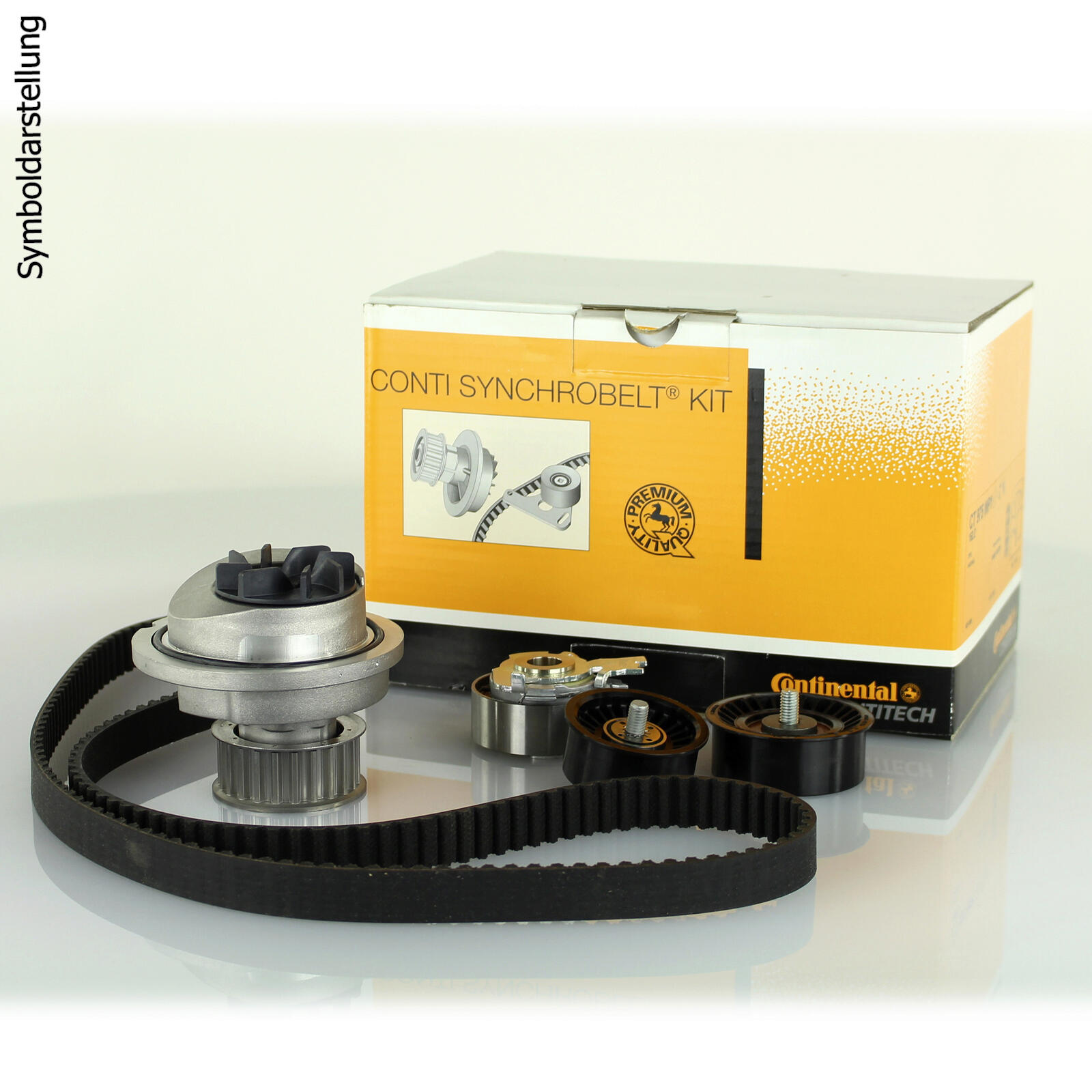 Bild von CONTITECH CT1065WP1 Wasserpumpe + Zahnriemensatz Wasserpumpe + Zahnriemenkit 134 26 CITROËN: Berlingo / Berlingo First I, PEUGEOT: 206 Hatchback