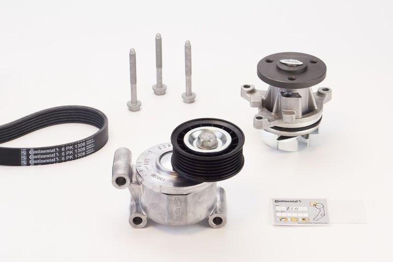 Bild von CONTINENTAL CTAM Wasserpumpe + Keilrippenriemensatz 6PK1306WP1