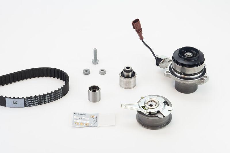 Bild von CONTITECH Wasserpumpe + Zahnriemensatz Zähnez.: 145 CT1168WP3 Wasserpumpe + Zahnriemenkit VW,SKODA,SEAT,Golf VII Schrägheck (5G1, BQ1, BE1, BE2)