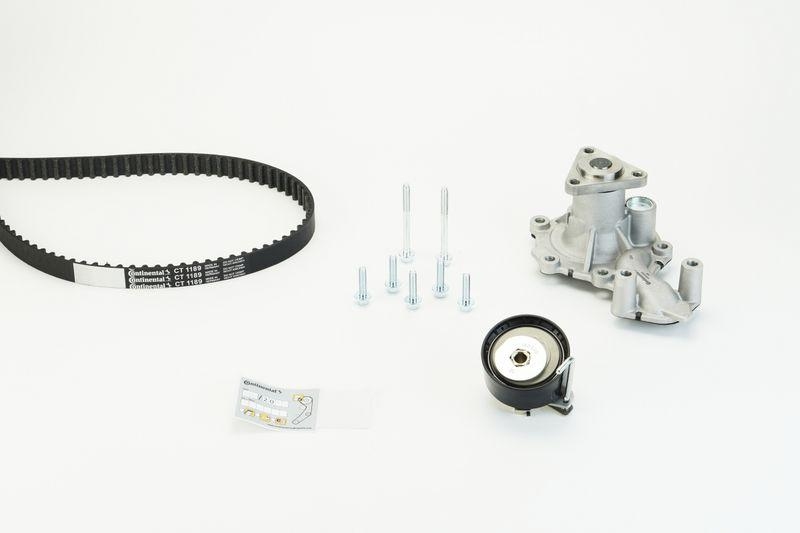 Bild von CONTITECH Wasserpumpe + Zahnriemensatz Zähnez.: 116 CT1189WP1 Wasserpumpe + Zahnriemenkit FORD,Fiesta Mk6 Schrägheck (JA8, JR8),FOCUS III Turnier