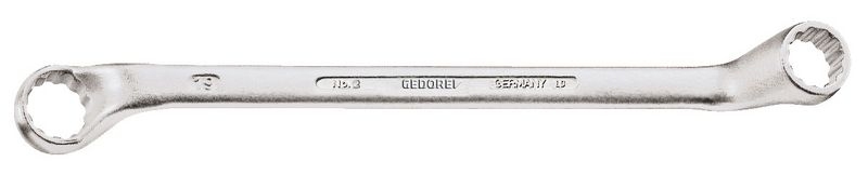 Bild von Gedore Ringschlüssel GEDORE 6016910 Doppelringschlüssel 2 14 x 15 mm 225 mm tief gekröpft