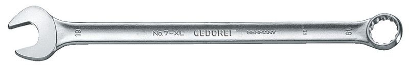Bild von Gedore Ringmaulschlüssel 7 XL SW 15mm L.250mm Form A ext.lang CV-Stahl GEDORE