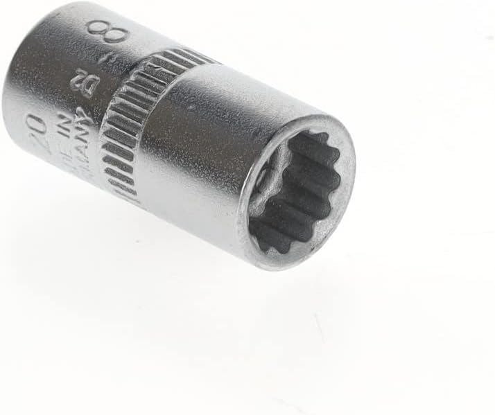 Bild von GEDORE Steckschlüsseleinsatz, Nuss, 1/4'' 6,3 mm Antrieb, 12-kant, 8 mm Weite, Werkzeug, D 20 8, Stahl verchromt