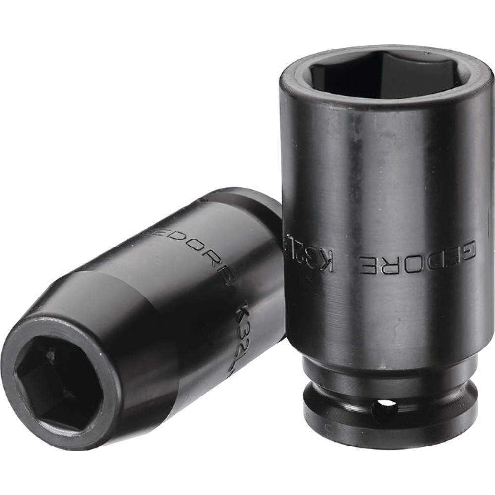 Bild von Gedore, Steckschlüssel + Stecknuss, K 32 L 33 Kraftschraubereinsatz 3/4" lang 6-kant 33 mm 3/4W (33 mm)