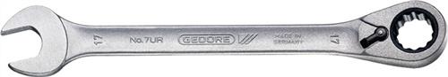 Bild von Gedore, Schraubenschlüssel, 7 UR 14 Maulschlüssel mit Ringratsche, umschaltbar, UD 14 mm (14 mm)