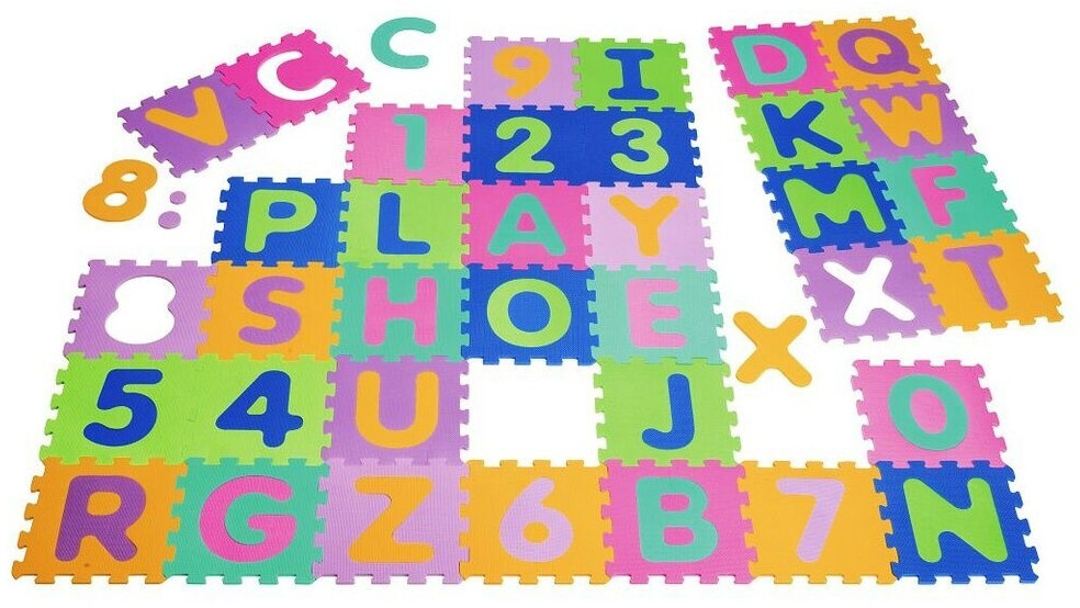 Bild von Playshoes 308738 EVA-Puzzlematten, 36 teilig, mehrfarbig