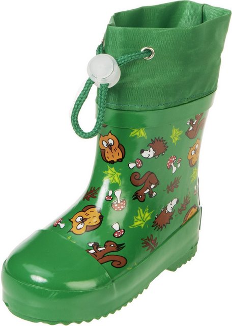Bild von Playshoes Kinder Gummistiefel Waldtiere gefüttert, in grün, Größe 19