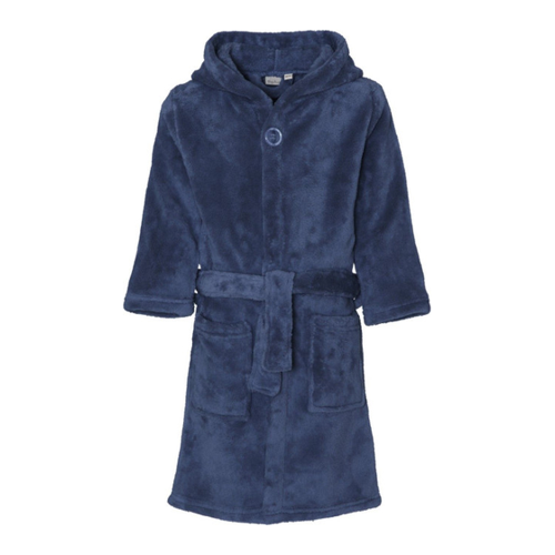 Bild von Playshoes Kinder Fleece-Bademantel UNISEX, Größe: 158/164, Farbe: marine