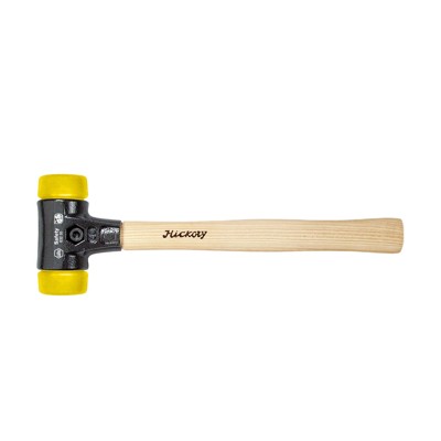 Bild von Wiha Safety Schonhammer / Hammer mit Härtegrad 7 - gelb, gelb / Kunststoffhammer rund, Gewicht 300 g, Länge 290 mm, Ø 30 mm