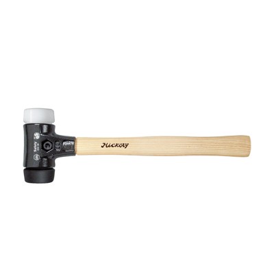 Bild von Wiha Schonhammer Safety mittelweich/sehr hart (26659) mit Hickory-Holzstiel, Rund-Schlagkopf