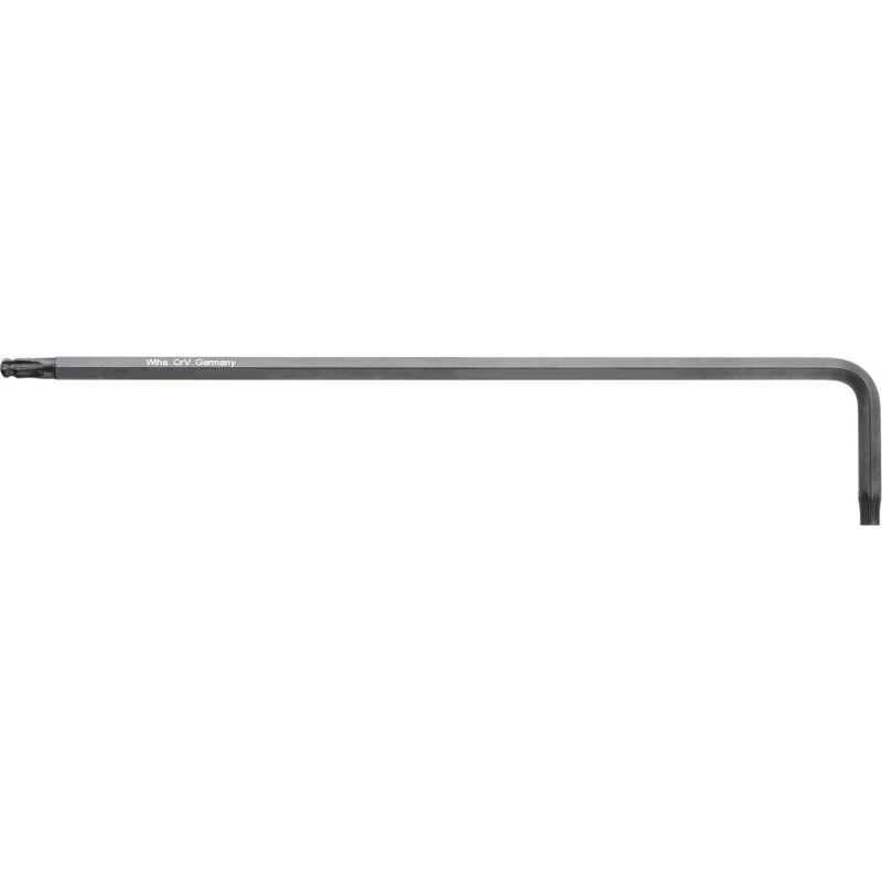 Bild von Wiha Stiftschlüssel TORX® Kugelkopf, schwenkbar für schwer zugängliche Bereiche, brüniert (32392) T30 x 191 mm, 38 mm