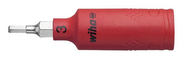 Bild von Wiha Steckschlüssel, Schraubendrehereinsatz 1/4" Innensechskant VDE 4 x 65 mm