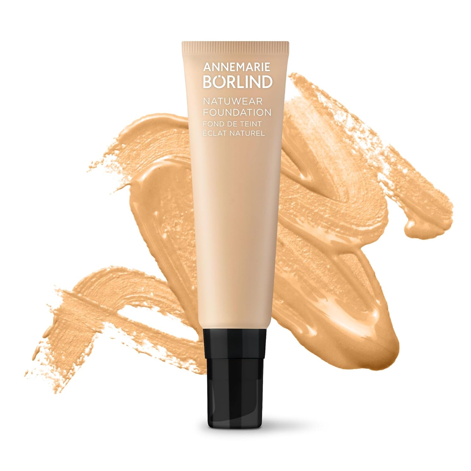Bild von ANNEMARIE BÖRLIND NATUWEAR FOUNDATION ALMOND (30 ml) - Kaschiert Unebenheiten, Augenringe, Rötungen und Pigmentflecken, Vegan