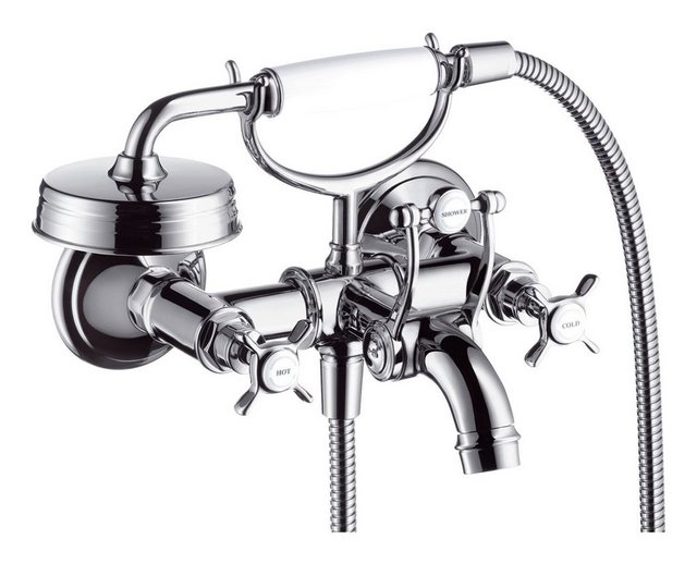 Bild von Hansgrohe Zweigriff Wannenarmatur Aufputz Axor Montreux chrom, 16540000 16540000
