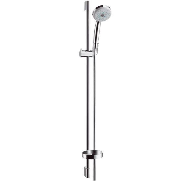 Bild von HansGrohe Brausenset Croma 100/ Unica'C 900mm chrom mit Cassetta Seifenschale - versch. Ausführungen