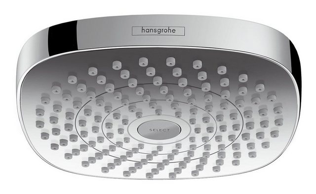 Bild von hansgrohe, Duschbrause, HG Kopfbrause Croma Select E 180 2jet DN 15 weiss/chrom (17 l/min)