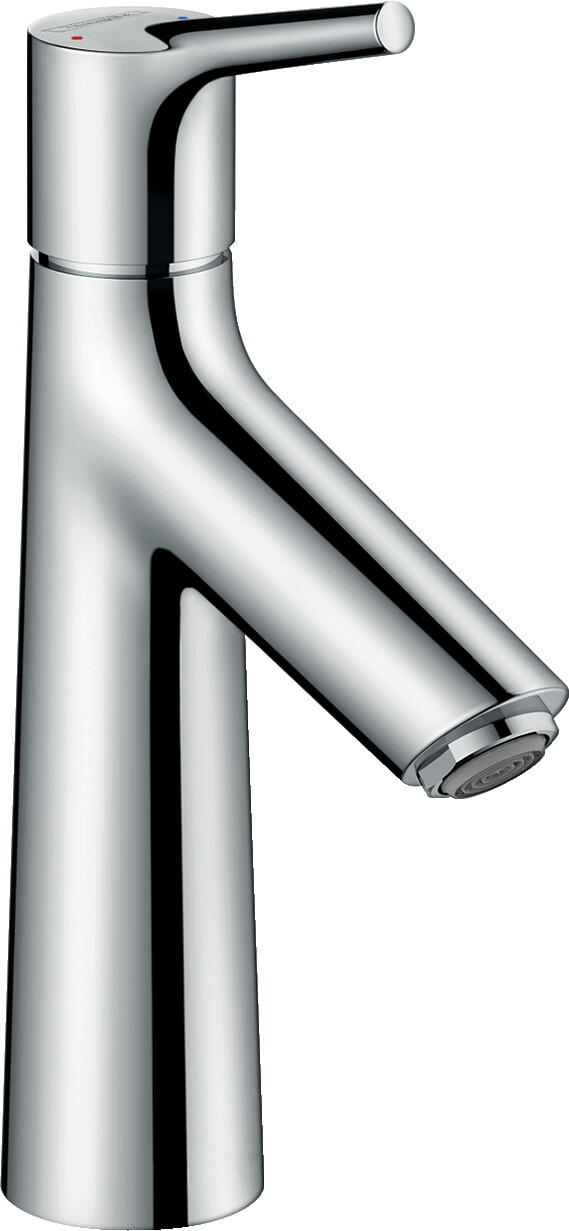 Bild von hansgrohe Talis S Einhebel-Waschtischmischer 100, ohne Zugstangen-Ablaufgarnitur, Ausladung 93 mm