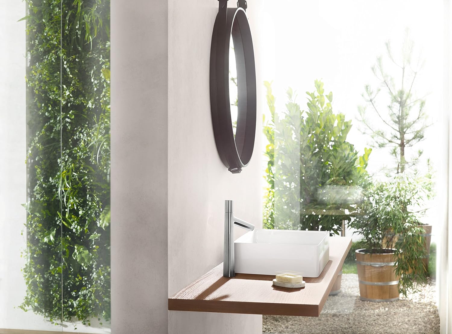 Bild von hansgrohe Wasserhahn Talis Select S (Armatur mit Auslauf Höhe 190mm und Zugstangen-Ablaufgarnitur) Chrom