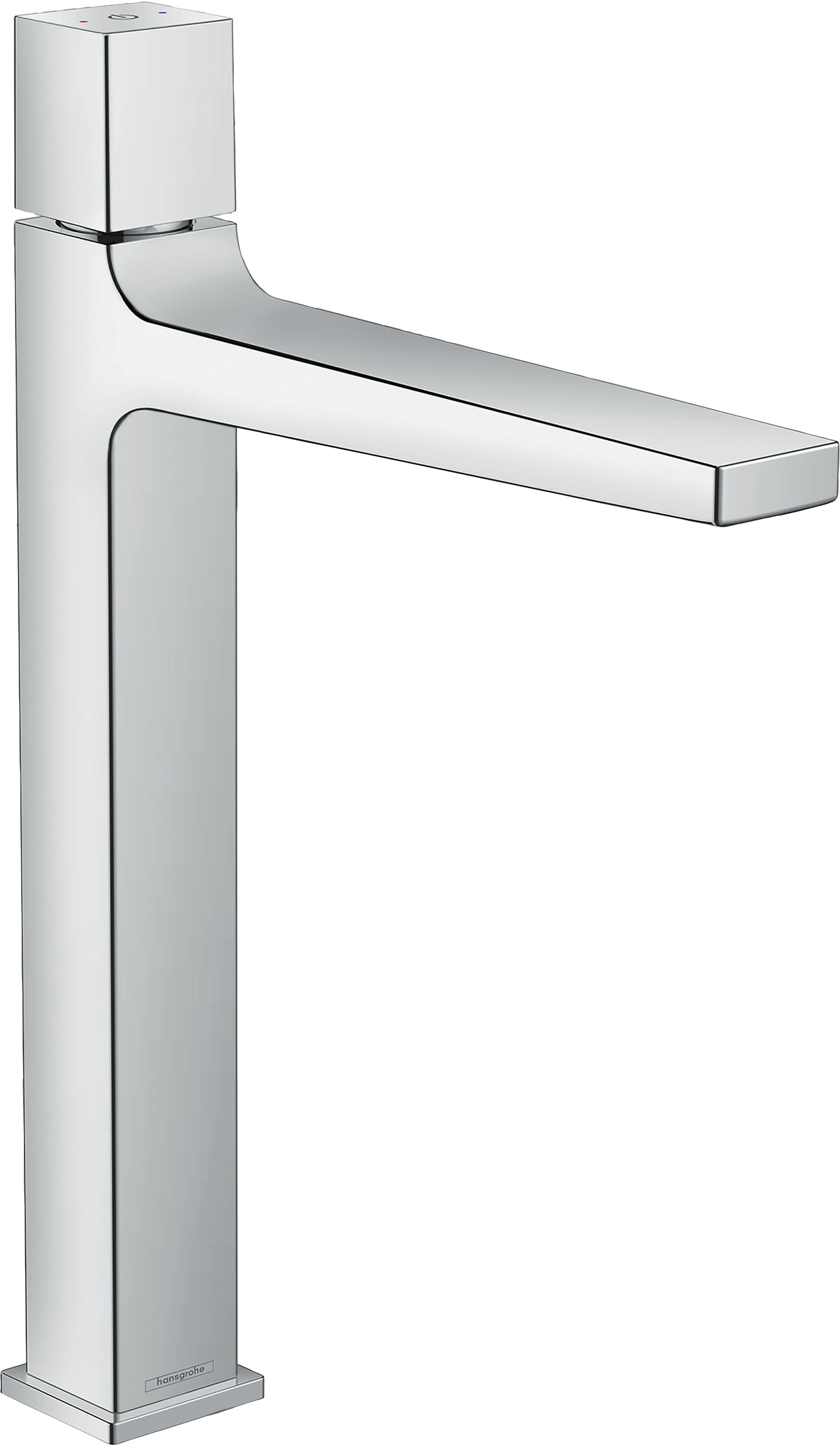 Bild von hansgrohe Waschtischarmatur "Metropol", 26cm, Select für Aufsatzwaschtische mit Push-Open Ablaufgarnitur,chrom