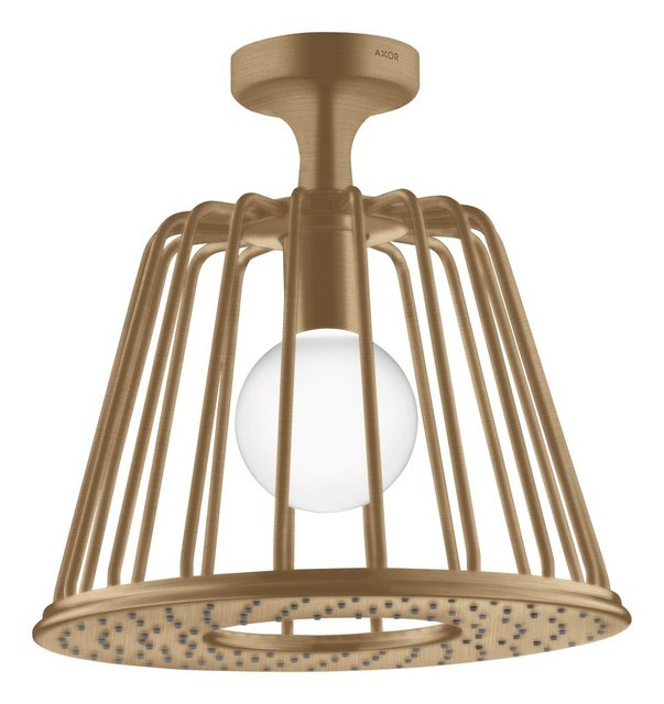 Bild von hansgrohe AXOR Starck ShowerSelect LampShower 275 1jet mit Deckenanschluss, 26032140, Farbe: Brushed Bronze