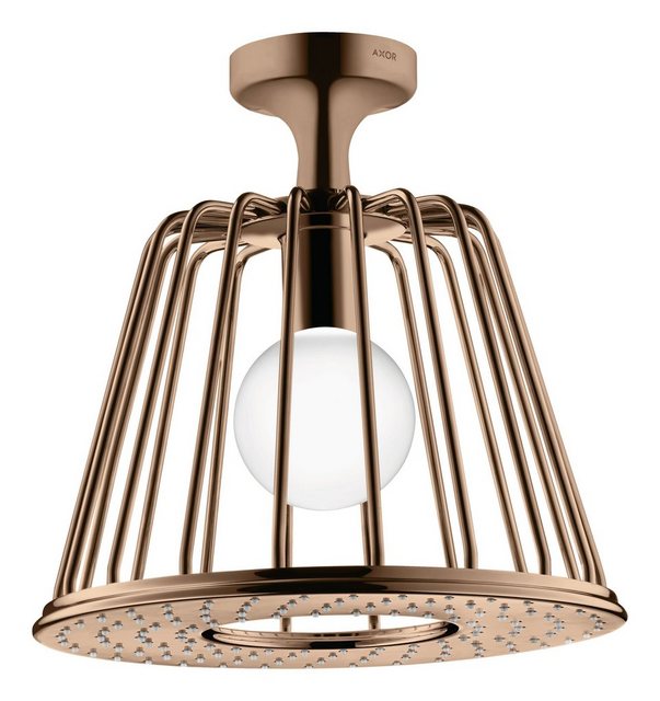 Bild von hansgrohe AXOR Starck ShowerSelect LampShower 275 1jet mit Deckenanschluss, 26032300, Farbe: Polished Red Gold