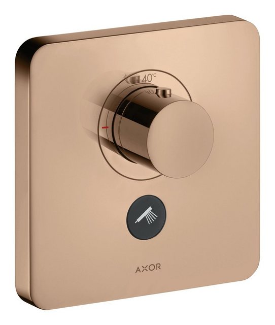 Bild von hansgrohe AXOR Starck ShowerSelect Soft Thermostat Highflow Unterputz für 1 Verbraucher und einen zusätzlichen Abgang, 36706300, Farbe: Polished Red Gold