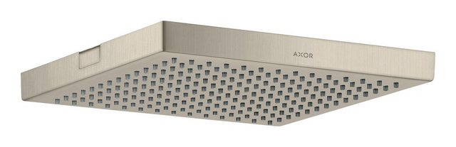 Bild von hansgrohe AXOR ShowerSolutions Kopfbrause 240/240 1jet, Decke-Aufputz, 10924820, Farbe: Brushed Nickel