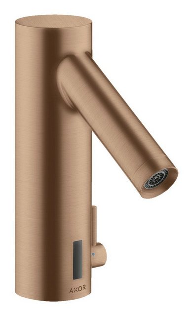 Bild von hansgrohe Elektronik Waschtischmischer mit Temperaturregulierung Batteriebetrieb, Farbe: Brushed Red Gold