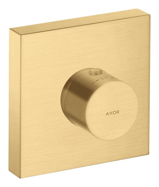 Bild von hansgrohe AXOR Starck ShowerCollection Thermostat Unterputz 12x12 DN20, 10755250, Farbe: Brushed Gold Optic