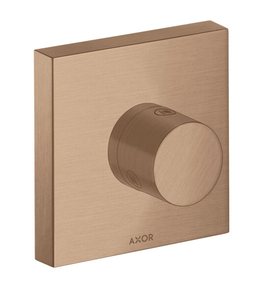 Bild von hansgrohe Axor Starck ShowerSolutions Ab- und Umstellventil Trio/ Quattro 120/120 Unterputz, Farbe: Brushed Red Gold