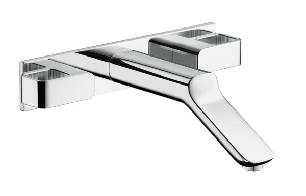 Bild von hansgrohe AXOR Urquiola 3-Loch Waschtischarmatur Unterputz mit langem Auslauf, 11043990, Farbe: Polished Gold Optic