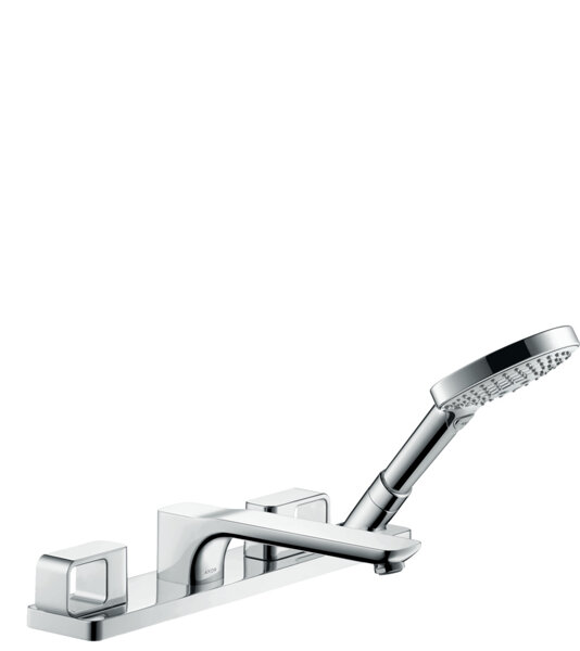 Bild von hansgrohe AXOR Urquiola 4-Loch Wannenrandarmatur, Ausladung 198mm, 11443140, Farbe: Brushed Bronze