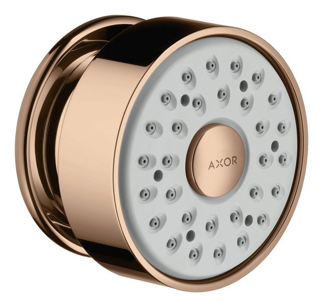 Bild von hansgrohe Seitenbrause 1 jet Rosette rund, Farbe: Polished Red Gold